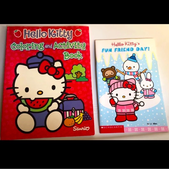 Sanrio Toys 2 Hello Kitty Activity Books With Stickers Poshmark